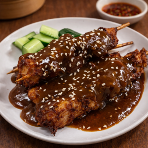 Satay Chicken Skewer (4pcs)