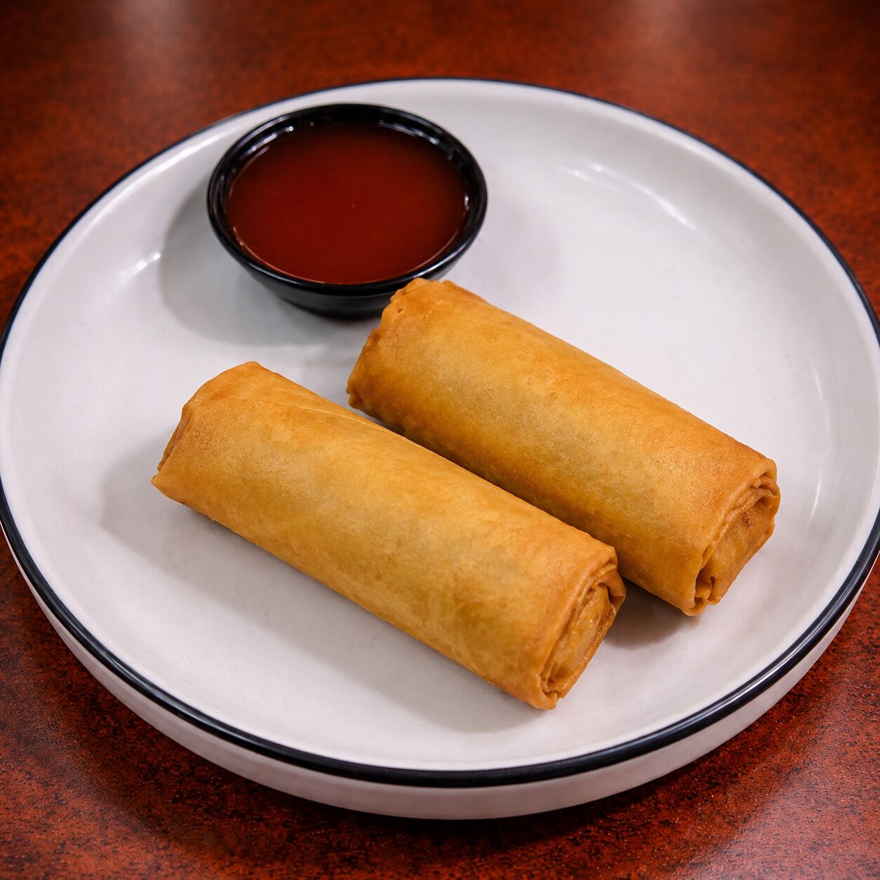 2 Vegetable Spring Rolls at Hometown Kopi