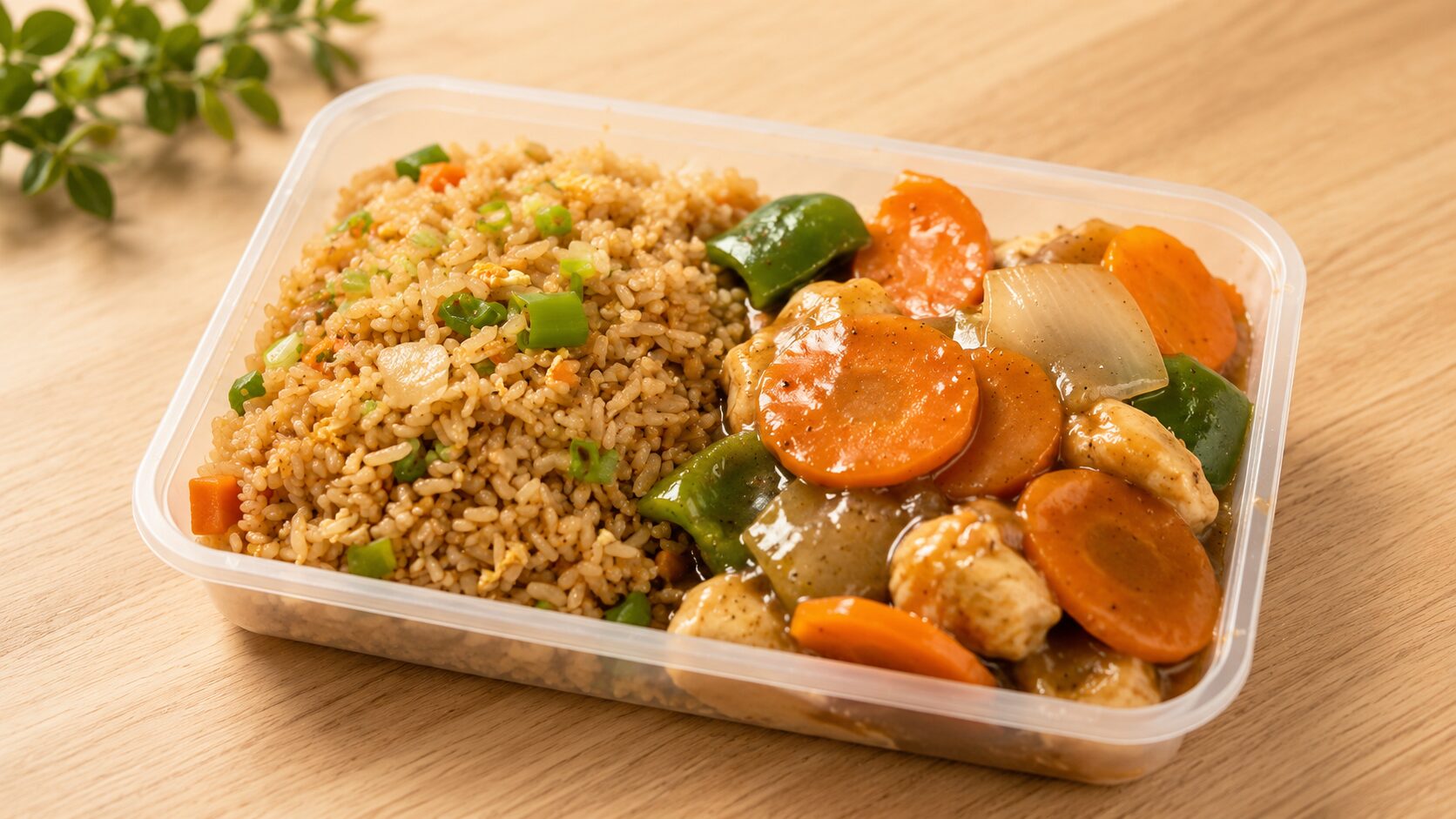 Fried Rice Meal at Hometown Kopi